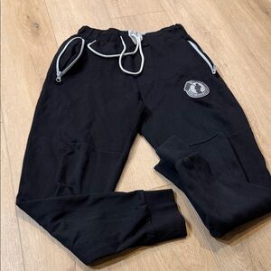Black Baseballism joggers